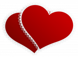 Valentine Double Hearts Decor PNG Clipart Picture | Gallery ...