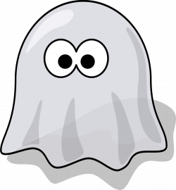 Clipart - Cartoon ghost