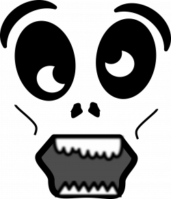 Clipart - Cartoon Zombie Face