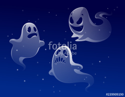 vector set of ghost apparition spook horror a friend ghost ...