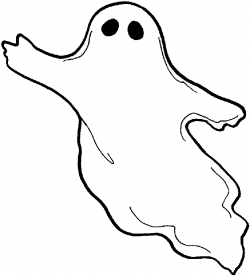 Free Printable Ghost Coloring Pages For Kids - Clip Art Library