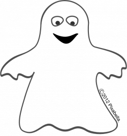 clip art ghost face template clipart