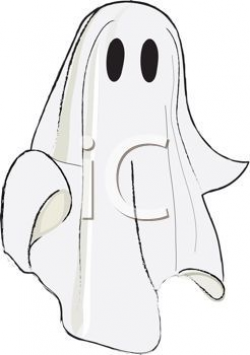 picture of a ghost costume in a vector clip art illustration ...
