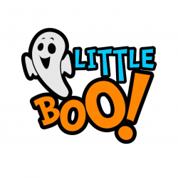 Little Boo Halloween Ghost Graphics SVG Dxf EPS Png Cdr Ai ...
