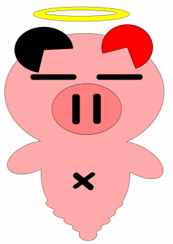 Clipart - Ghost Pig