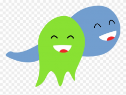 Ghostly Clipart Smiling Ghost - Smiling Ghosts - Png ...