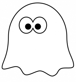 clipartist.net » Clip Art » Ghost Black White Art Art Halloween SVG