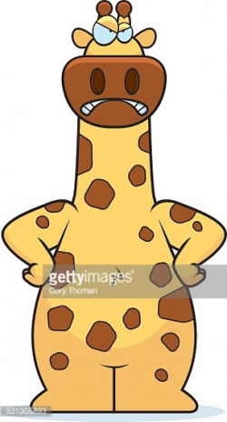 Cartoon Giraffe Angry premium clipart - ClipartLogo.com