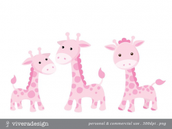 Free download Baby Pink Giraffe Clipart for your creation ...