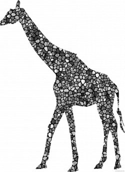 Giraffe Silhouette Animal free black white clipart images ...