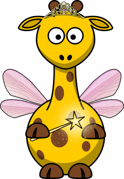 Clipart - Giraffe Fairy