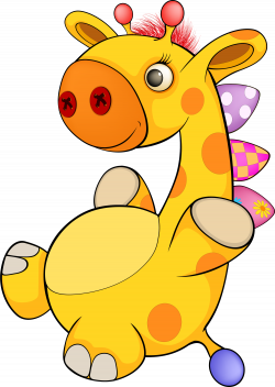 Giraffe Cartoon Drawing Clip art - Yellow cute Giraffe 2000*2818 ...