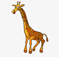 Animal Cartoon clipart - Giraffe, transparent clip art