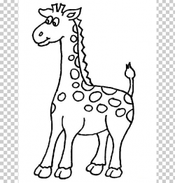 West African Giraffe Coloring Book Drawing Adult PNG ...