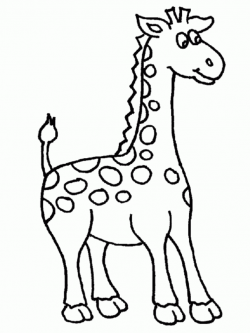 Free Cartoon Giraffe Coloring Pages, Download Free Clip Art ...