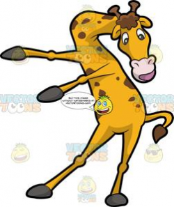 A Giraffe Dancing The Floss
