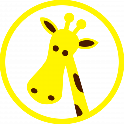 Clipart - giraffe head