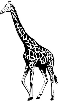 Image result for giraffe clip art black and white | wood ...