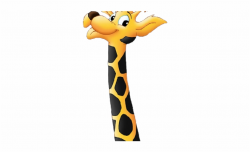 Giraffe Clipart Jungle - Animal Neck Clip Art, Transparent ...