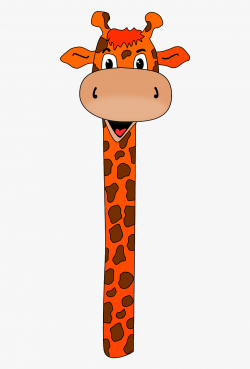 Giraffe Clip Art - Giraffe Long Neck Cartoon #151265 - Free ...