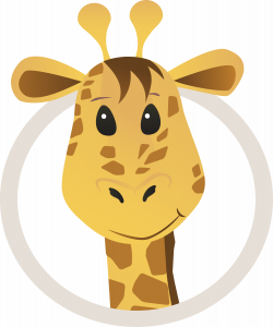 Northern giraffe Cartoon Drawing Clip art - Lovely cartoon giraffe ...