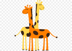 Baby Cartoon clipart - Giraffe, Orange, Wildlife ...