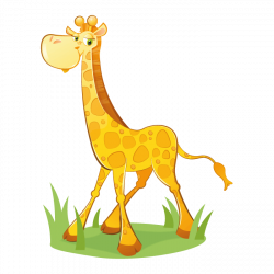 Safari Wall Decals for Kids Room, Giraffe Sticker