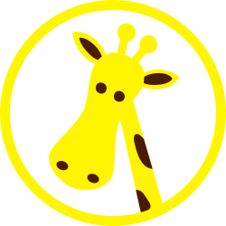 OnlineLabels Clip Art - Giraffe Head