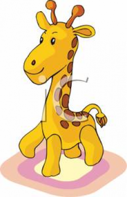 A Small Giraffe - Royalty Free Clipart Picture