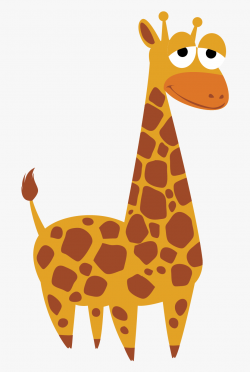Oranges Clipart Animals - Giraffe Animal Cartoon Transparent ...
