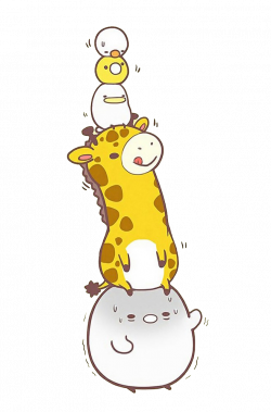 iPhone 6 iPhone 5 Sony Xperia Z3+ Wallpaper - Cartoon giraffe 658 ...