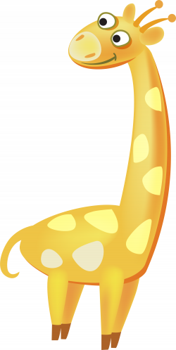 Northern giraffe Clip art - Yellow Giraffe 1500*2993 transprent Png ...