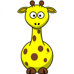 YELLOW giraffe clipart, cliparts of YELLOW giraffe free ...