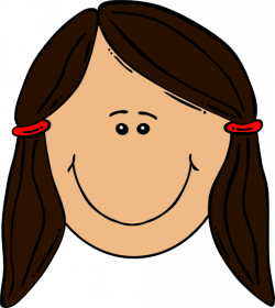 Girl Brown Hair Clip Art at Clker.com - vector clip art online ...