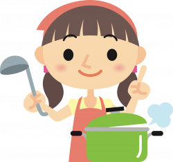 Clipart - Woman Cooking (#2)