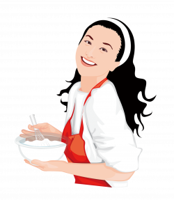 Cooking Woman Illustration - Cook a woman 1522*1752 transprent Png ...