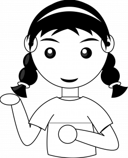 Sad Girl Clipart Black And White | Clipart Panda - Free Clipart Images