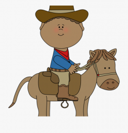 Banner Freeuse Library Cowboy On Horse Clipart - Transparent ...