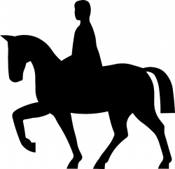 Horse And Rider Silhouette at GetDrawings.com | Free for personal ...
