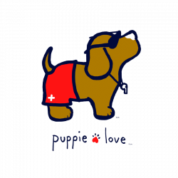Puppie Love 'Lifeguard Pup' T-Shirt – THE LUCKY KNOT