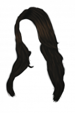 Long Black Women Hair transparent PNG - StickPNG