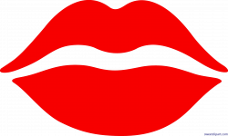 Lips Kiss Red Clip Art - Sweet Clip Art