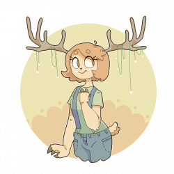 Pixilart - deer girl by keso42
