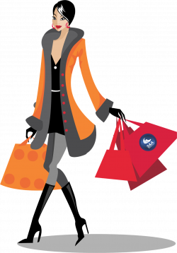 28+ Collection of Girl Shopping Clipart Png | High quality, free ...