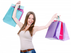 Girl With Shopping Bags PNG Transparent Girl With Shopping Bags.PNG ...