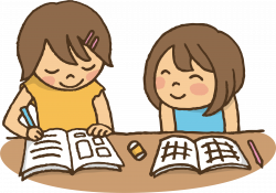 Clipart - Studying Together