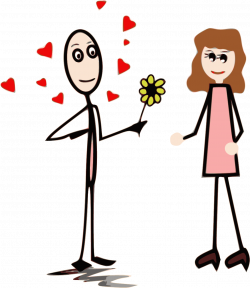 Love Stick figure Clip art - Couple stick figure cartoon villain ...
