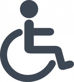 Wheelchair Icon Gray Clip Art at Clker.com - vector clip art online ...
