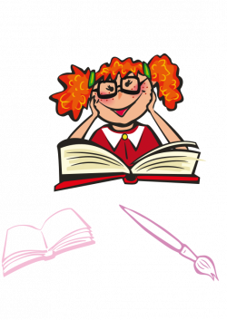 Free Girl Studying Clipart, Download Free Clip Art, Free Clip Art on ...