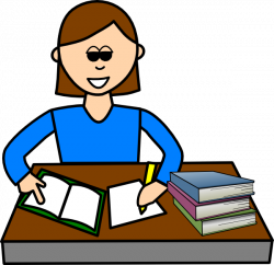 Girl Writing In Diary Clipart | Clipart Panda - Free Clipart Images